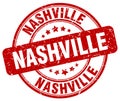 Nashville stamp Royalty Free Stock Photo