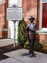 Nashville - Statues commemorating Bill Monroe at the Ryman Auditorium Royalty Free Stock Photo