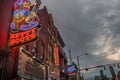 Nashville Tennessee Betty Boots Western Clothes Neon Signs Royalty Free Stock Photo