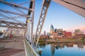 Nashville, Tennessee downtown skyline Royalty Free Stock Photo