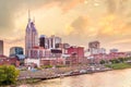 Nashville, Tennessee downtown skyline Royalty Free Stock Photo