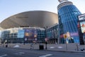 Exterior of the Bridgestone Arena, home of the Nashville Predators NHL hockey team Royalty Free Stock Photo