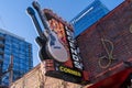 Legends Corner neon sign on Broadway Avenue, famous for live country music