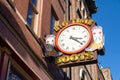 Neon sign for Big Time Boots, a shoe store selling cowboy apparel in downtown Nashville