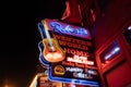 Neon sign for Roberts Western World on Broadway street
