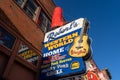 Roberts Western World, a famous honky tonk bar with live music, on Broadway, is popular