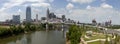 Nashville Tennessee (panoramic) Royalty Free Stock Photo