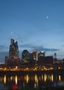 Nashville, Tennessee skyline at night