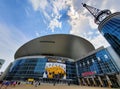 Nashville, Tennessee, U.S.A - June 26, 2022 - The entrance of Bridgestone Arena during the day Royalty Free Stock Photo