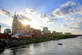 Nashville, Tennessee, USA downtown city skyline Royalty Free Stock Photo