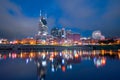 Nashville, Tennessee, USA Downtown Cityscape Royalty Free Stock Photo