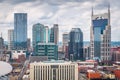 Nashville, Tennessee, USA downtown cityscape Royalty Free Stock Photo