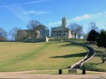 Tennessee Capitol Building in Nashville with walking path Royalty Free Stock Photo