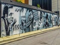 Nashville, TN USA - Johnny Cash Street Mural