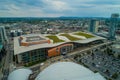 Aerial drone image of Nashville Music City Center