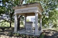 Grave of President James Knox Polk. Nashville, TN, USA, September 24, 2019.