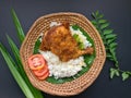 Nasi ayam berempah Royalty Free Stock Photo