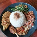 Nasi Campur Bali - Balinese Rice Pork