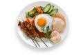 Nasi goreng , indonesian fried rice Royalty Free Stock Photo