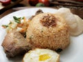 Nasi Goreng, Indonesian Fried Rice Royalty Free Stock Photo