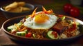 Nasi Goreng Kampung is a dish from Malaysia