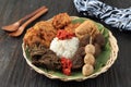 Nasi Jamblang, Cirebon Mix Rice with Various Side Dish