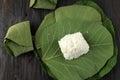 Nasi Jamblang, Steamed White Rice Wrap with Teak Leaf