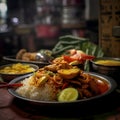 Nasi Kandar, popular dish of Malaysia