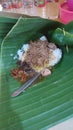 Nasi krawu gresik Indonesia street food
