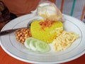 Nasi Kuning is food tradisional of Java Indonesia