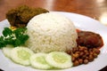 Nasi Lemak Royalty Free Stock Photo