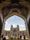 Nasir al-Mulk Mosque, also known as rose mosque in Shiraz, Iran