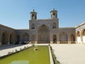 Nasir ol Molk Mosque, the Pink Mosque, Shiraz, Iran Royalty Free Stock Photo