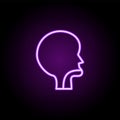 nasopharynx icon. Elements of web in neon style icons. Simple icon for websites, web design, mobile app, info graphics