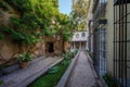 Nasrid Courtyard (Patio Nazari) at Carmen de los Martires - Granada, Andalusia, Spain