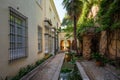 Nasrid Courtyard (Patio Nazari) at Carmen de los Martires - Granada, Andalusia, Spain