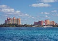 NASSAU, BAHAMAS - January 7 ,2019. The Atlantis Paradise Island resort Royalty Free Stock Photo