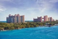 NASSAU, BAHAMAS - January 7 ,2019. The Atlantis Paradise Island resort Royalty Free Stock Photo