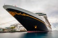 Nassau, Bahamas - July 27, 2019: Disney Dream cruise ship docked in Prince George Wharf. Carnival Liberty, Mariner of the Seas Royalty Free Stock Photo