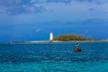 Lighthouse and Channel Marker Royalty Free Stock Photo