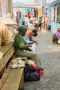 Nassau, Bahamas Straw Market Royalty Free Stock Photo