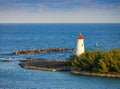 Nassau Harbour Lighthouse, Bahamas. Royalty Free Stock Photo