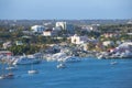 Nassau historic downtown aerial view, Bahamas Royalty Free Stock Photo