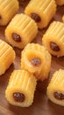 Nastar Gulung pineapple filled rolls, perfect for Hari Raya Lebaran.