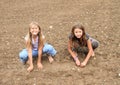 Nasty girls playing in mud