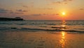 Natai beach at sunset, Phangnga, Thailand