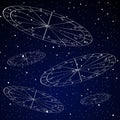 Natal charts astrology background