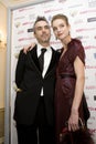 Natalia Vodianova and director Chris Columbus Royalty Free Stock Photo