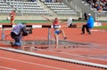 Natalya Aristarkhova from Russia COMPETE on the 3000 meters steeple on DecaNation International Outdoor Games