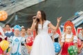 Natalya Kulikova sing Royalty Free Stock Photo